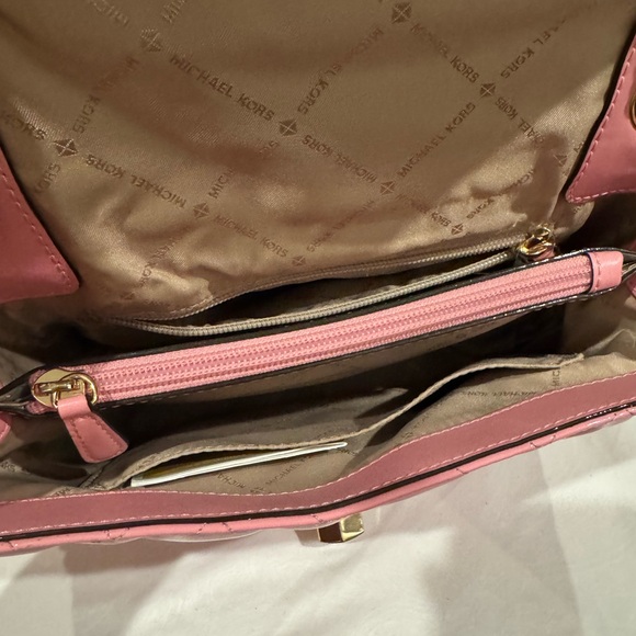 Michael Kors Pink Quilted Shoulder Bag - Picture 2 of 3